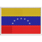 Escudo Bordado Bandeira Venezuela P/ Colete