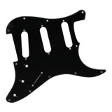 Escudo Guitarra Stratocaster Preto Sss 1