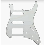 Escudo Para Guitarra Strato Sss 3 Camadas- Preto Ou Branco 