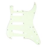 Escudo Para Guitarra Tipo Strato Sss 11 Furos Mint Green
