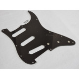 Escudo Sss Preto 1 Camada Padrão Fender Strato Pickguard