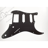 Escudo Strato Photo Flame Padrao Fender Preto Ssh Floyd