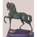 Escultura Cavalo De Petit Bronze ( Cod 162+ )