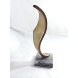 Escultura Em Bronze Assinada Gilda Prietro 21 Cm - Cod56a