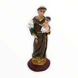Escultura Imagem Santo Antônio 8 Cm Resina 