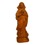 Escultura Madeira Representando Nossa Senhora