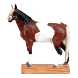 Escultura Material Argila: Cavalo Paint Horse (5c9)
