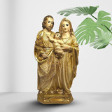 Escultura Sagrada Familia Casamento Altamente Detalhada 30cm