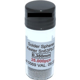 Esferas Bga Reballing Chumbo 0,35 Mm 25000 63/37 Note Chip