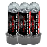 Esferas De Aço 4,5mm Tactical War Niquelada Kit 900 Unidades
