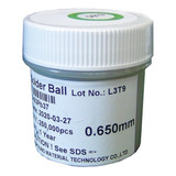 Esferas Solda Bga 0.65mm Chumbo Sn63 Pb37 Leaded Com 250mil