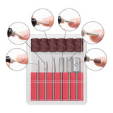 Esfoliantes E Arquivos Eletrônicos Para Manicure E Pedicure Genérica6 Brocas + 6 Lixas Para Lixa Elétrica De Unhas Gel X 6 