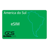 Esim Chip - 20 Dias - América Do Sul - Internacional