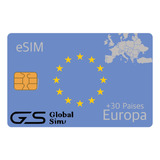 Esim Chip Europa Internacional 30 Dias