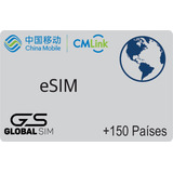 Esim Chip Internacional Global 20 Dias +150 Países