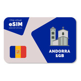 Esim Internacional Andorra - 1gb - 7 Dias