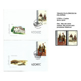 Eslovênia 2014/15 2 Fdcs + 2 Selos Folcores Trajes Tipicos 