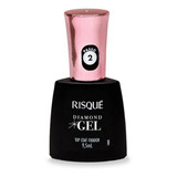 Esmalte Risque Diamond Gel Top Coat Fixador 9,5ml