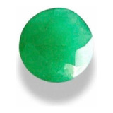 Esmeralda 0.840 Cts Redonda Natural 5,0 Extra Preciosa A1