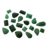 Esmeralda Inclusão Kit Com 20 Pedras