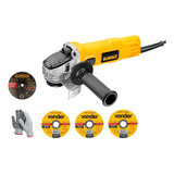 Esmerilhadeira Angular Dewalt Dwe4020 800w + Kit Discos