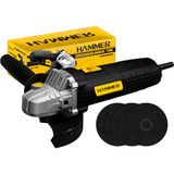 Esmerilhadeira Lixadeira 4.1/2 Profissional + Discos Corte
