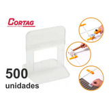 Espaçador Nivelador Clip Piso 2mm Cortag Pisos 500 Pçs