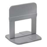 Espaçador Prata Plástico 3,0 Mm Nivelamento 50 Pcs Cortag