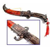 Espada Adaga Cavalo Decorativa Rica Em Detalhes Tamanho 48cm