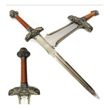 Espada Conan O Barbaro Tamanho Real + Suporte Parede