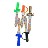 Espada De Brinquedo Com Bala Coloridas Kit Com 10
