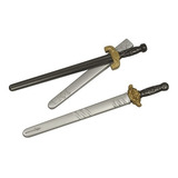 Espada De Brinquedo Com Capa Fantasia Teatro Kit Com 22 Un