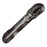 Espada Decorativa Medieval Com Lâmina Sem Corte 91 Cm