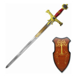 Espada Decorativa Medieval Templario Rei Davi