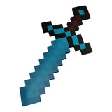 Espada Diamante Azul Do Jogo Minecraft - Espuma Eva - 60cm