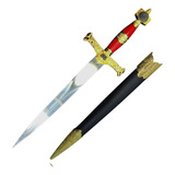 Espada Dourada Rei Davi Medieval Coleção Bainha Mini 51cm
