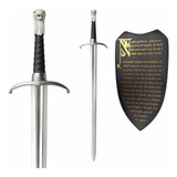 Espada Jon Snow Lobo Game Of Thrones Got Colecionável Aço