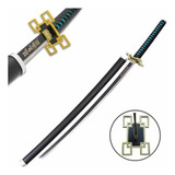 Espada Katana Muichiro Tokito Demon Slayer Lâmina De Bambu