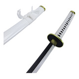 Espada Katana Samurai Branca Treino + Bainha + Suporte Mesa