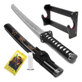 Espada Katana Tanto Último Samurai Aço Brinde Suporte E Óleo