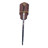 Espada Medieval Dragon Com Suporte De Madeira + Frete Grátis