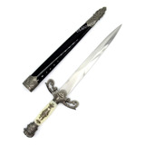 Espada Medieval Punhal Aco Inox Excelente