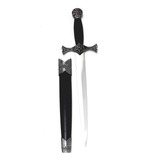 Espada Mini Adaga Medieval Pedra Vermelha
