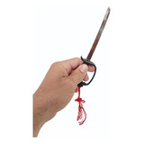 Espada Mini Katana Samurai Miniatura Metal Preto C/ Suporte.