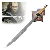 Espada Senhor Dos Aneis Orcrist Thorin Com Suporte De Parede