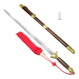 Espada Tai Chi Jian Yin Yang Lâmina Rígida Treino Kung Fu