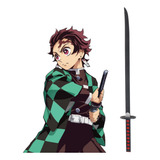 Espada Tanjiro Demon Slayer Katana Kimetsu No Yaiba Anime