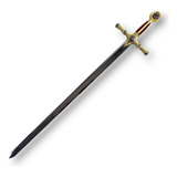 Espada Templária Maçônica Maçonaria Aço Inox + Suporte