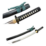 Espada Wakizashi Com Corte Katana Afiada Aço Carbono 1075