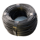 Espaguete Tubo Isolamento Liso 4mm - 100 Metros - Pvc Preto